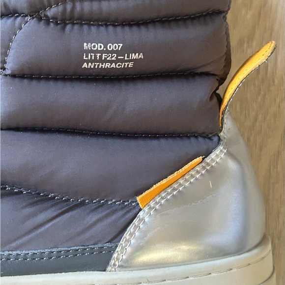 Oncept Lima Anthracite Puffer Slip On Winter Boot Metallic Silver, Gray Sz 6/5.5 - Picture 5 of 10